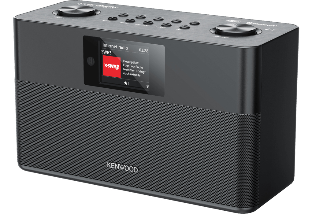 KENWOOD CR-ST100S-B Internetradio DAB, DAB+, FM, Internet radio, Schwarz