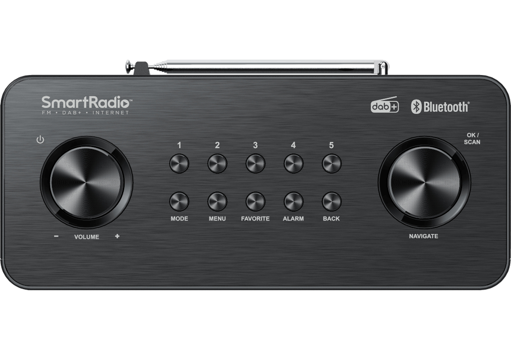 KENWOOD CR-ST100S-B Internetradio DAB, DAB+, FM, Internet radio, Schwarz