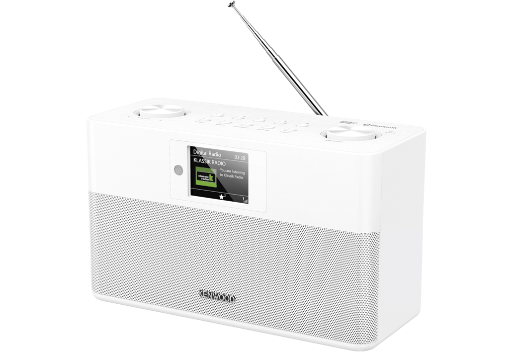 KENWOOD CRST80DAB-W Digitalradio DAB+, Weiss