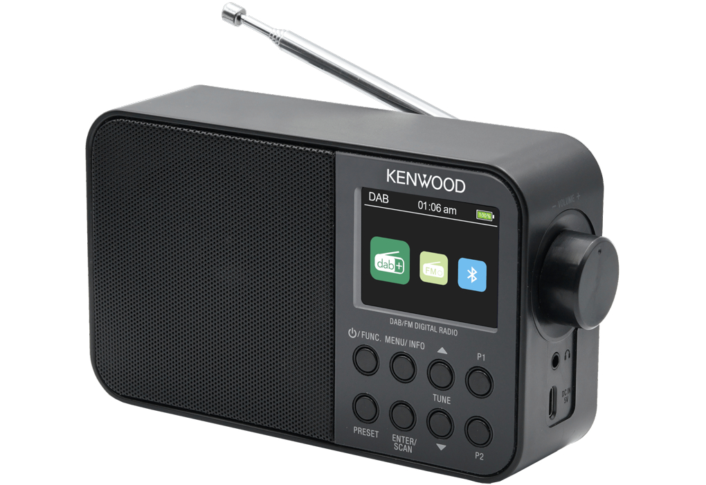 KENWOOD CR-M30DAB-B Digitalradio FM, DAB, DAB+, Schwarz