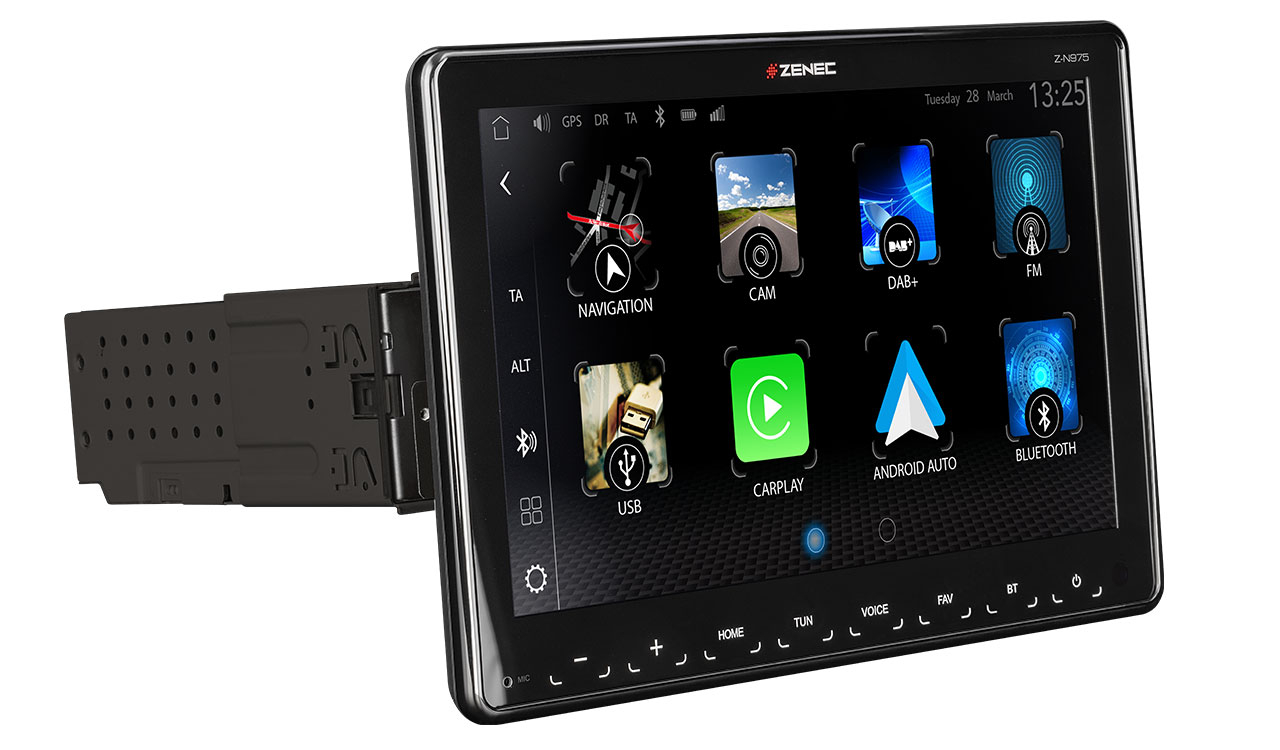 ZENEC Z-N975 9 1-DIN Infotainer mit Wireless Android Auto / Apple CarPlay