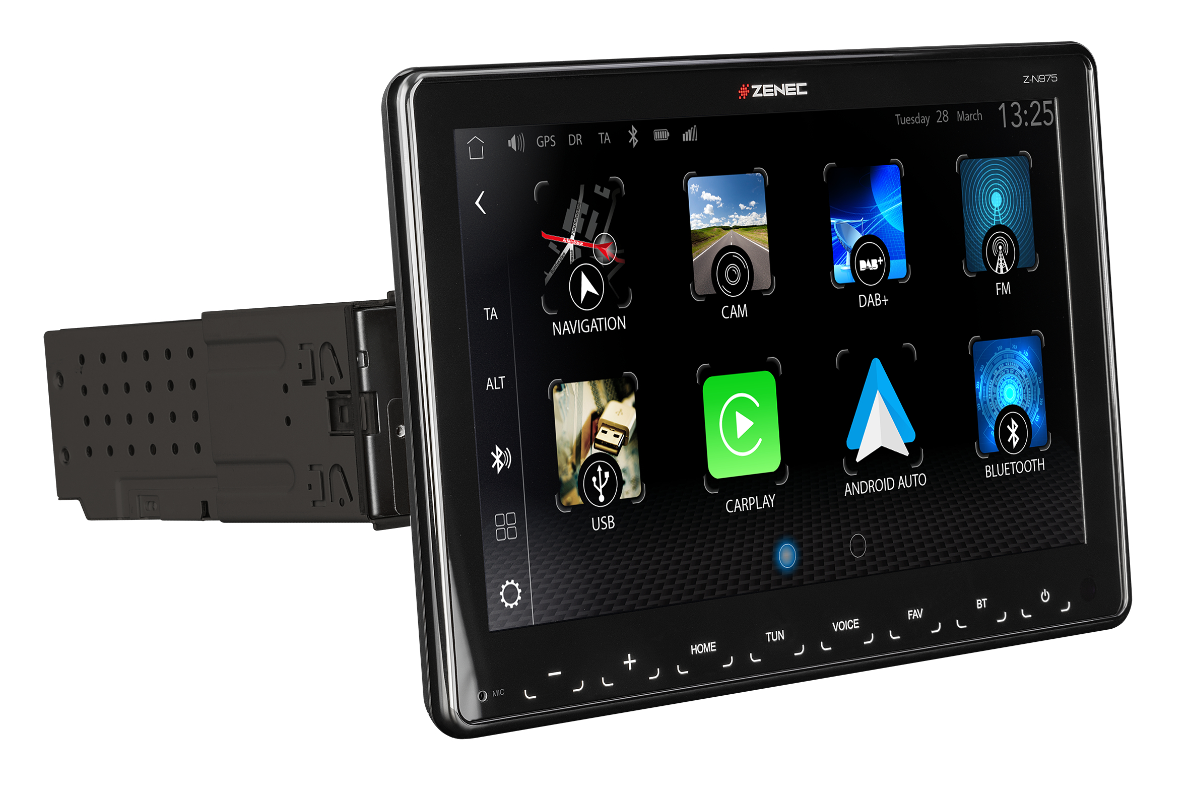 ZENEC Z-N975 9 1-DIN Infotainer mit Wireless Android Auto / Apple CarPlay