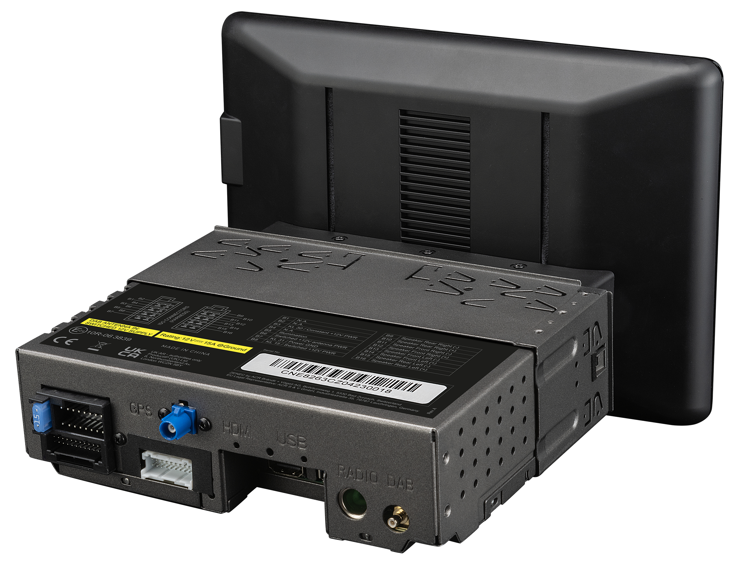 ZENEC Z-N975 9 1-DIN Infotainer mit Wireless Android Auto / Apple CarPlay