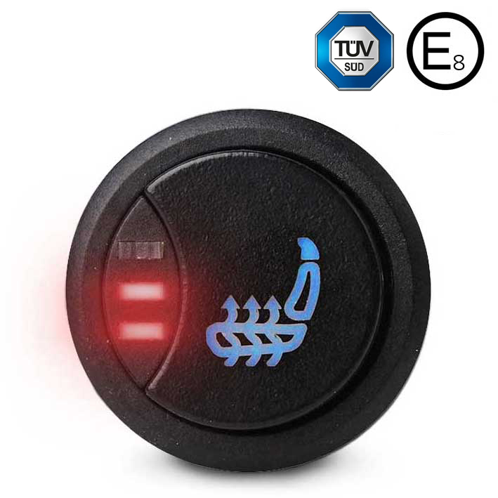 Sitzheizung, 3-stufig einstellbar, 12 Volt