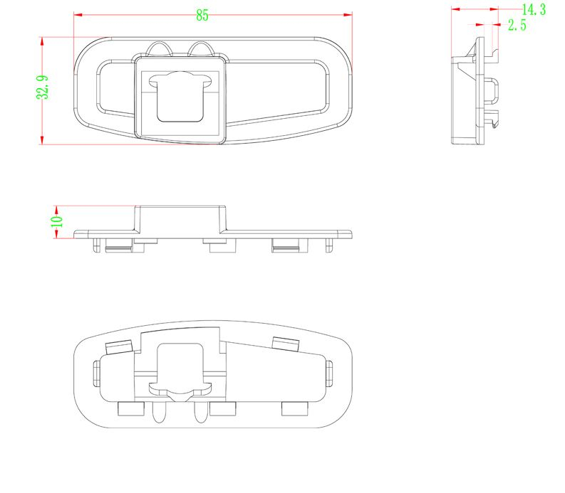 RFK Griffleiste passend f Honda Accord 2010-2012