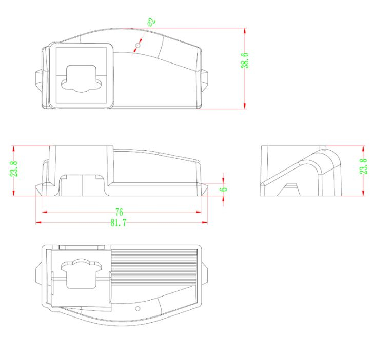 RFK Griffleiste passend f Mazda 2 2007-, 3 2009-2013