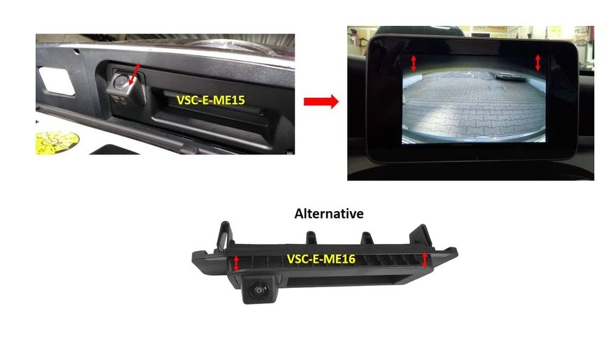 RFK Griffleiste passend f. Mercedes C/CLA/E/S/SLC/SLK