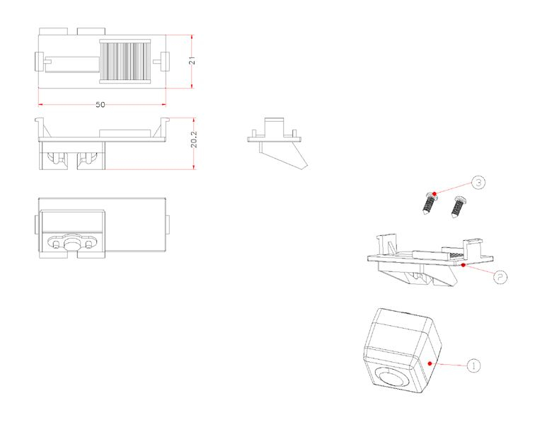RFK Griffleiste passend f Peugeot 307, 307cc, 407