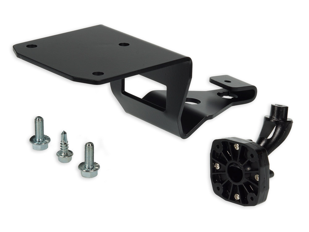 Fahrzeugspezifische Halterung im Fiat Ducato für den spiegelmonitor