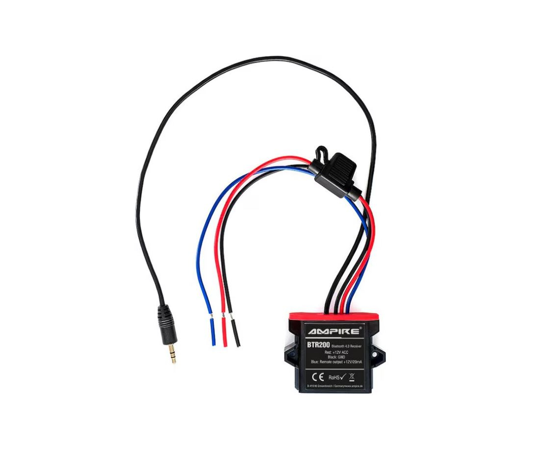 Bluetooth® Receiver,3.5mm Klinke/Cinch, 12 Volt, aptX™HD, aptX™LL