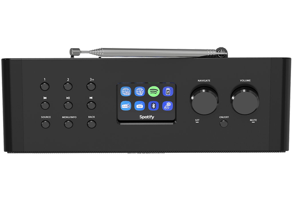 Kenwood CR-ST90S-B Smart-Radio mit DAB+, Internetradio, UKW, Bluetooth, USB