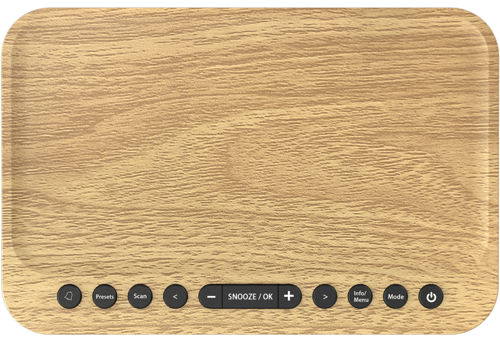 Kenwood CR-ST40DAB-M Radiowecker mit DAB+ und Bluetooth