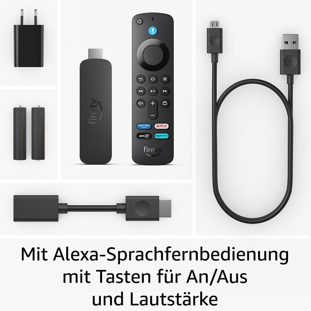 Amazon Fire TV Stick 4K (2. Gen.) TV-Stick 8 GB, Schwarz