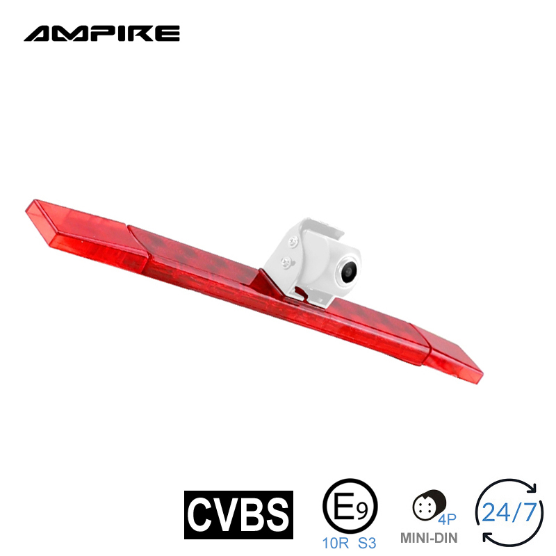 Bremslichtkamera (CVBS), (Ersatz für Hella 2DA 343 106-201), weiß