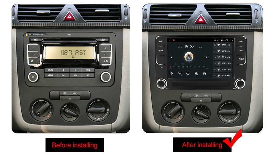 Mekede  DZ7Y-M600S 8GB 128GB 7 Zoll Multimedia