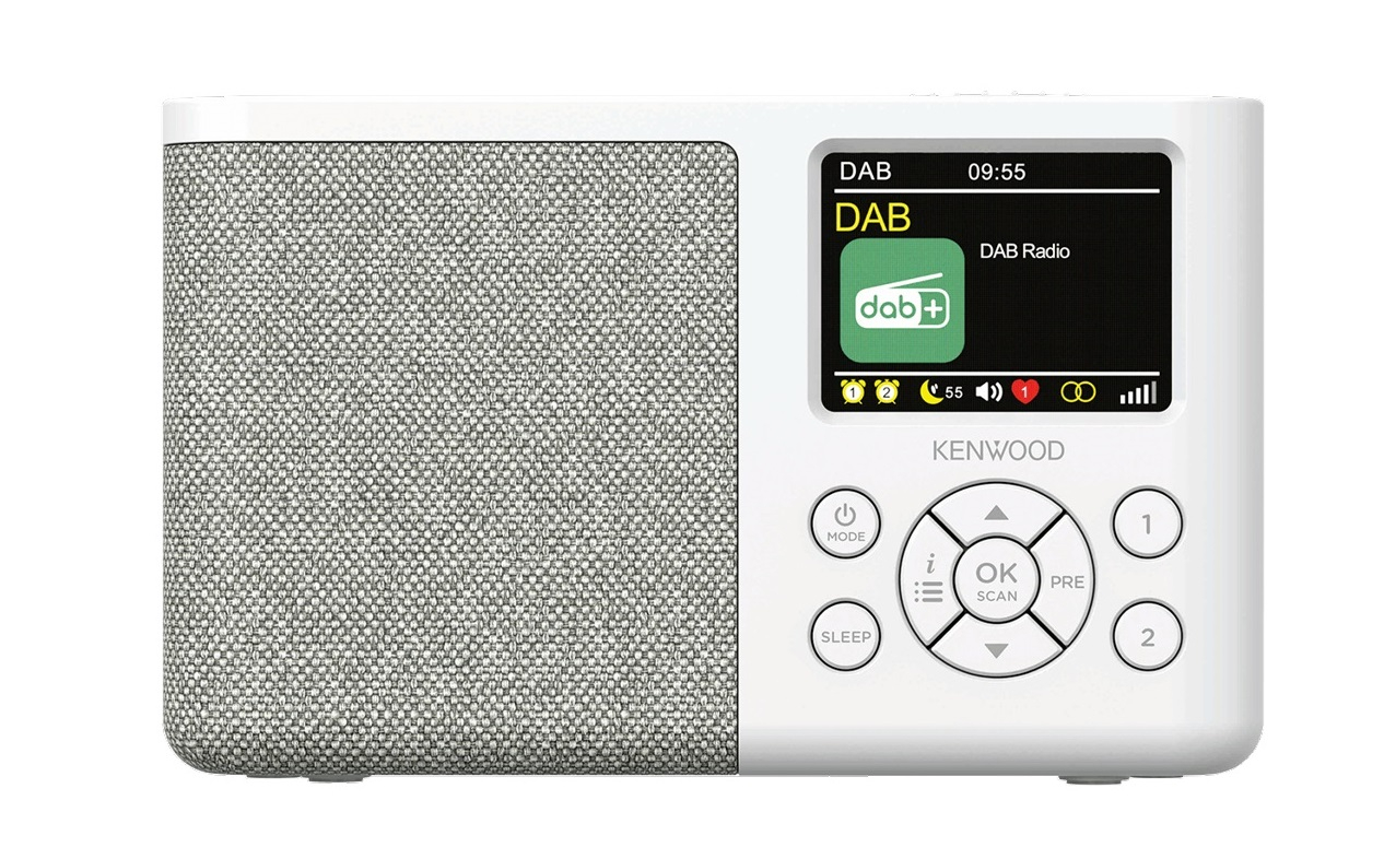 KENWOOD CR-M33DAB-W Digitalradio FM, DAB+, Weiss