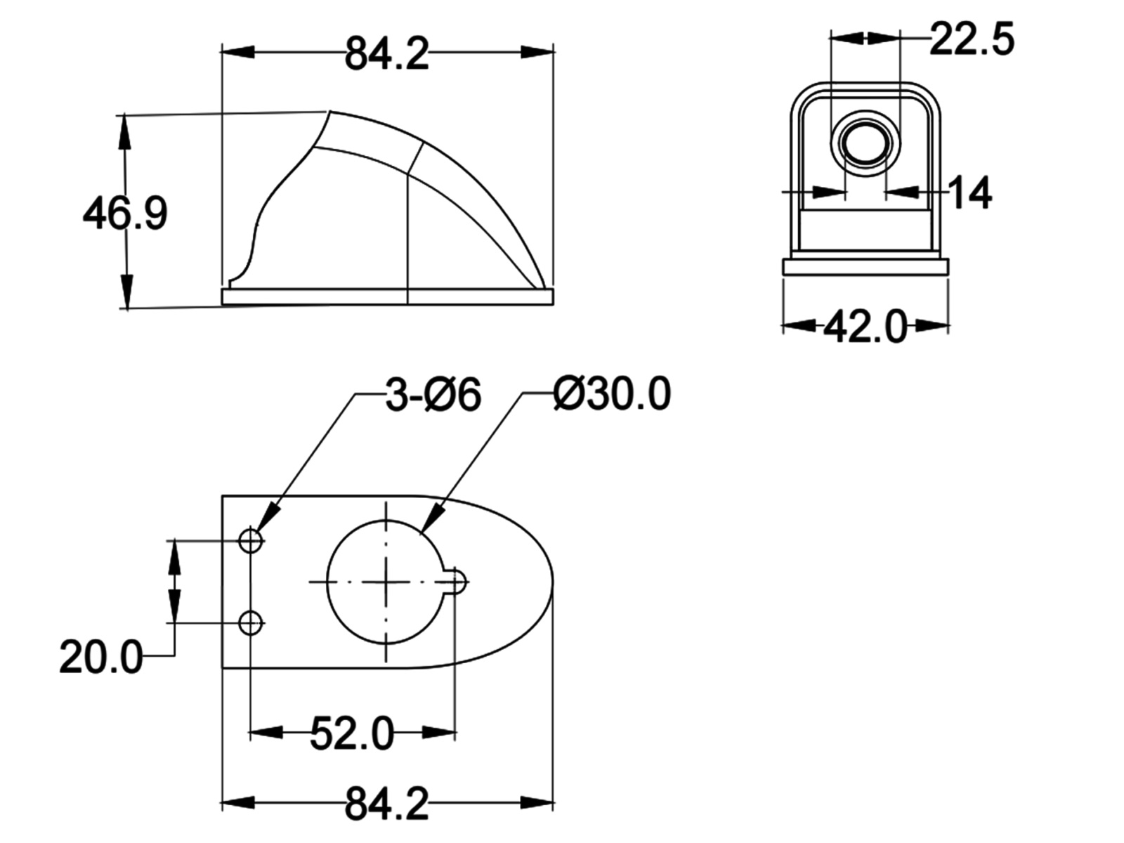 Rückfahrkamera/Monitor Kit 7 universal Camper