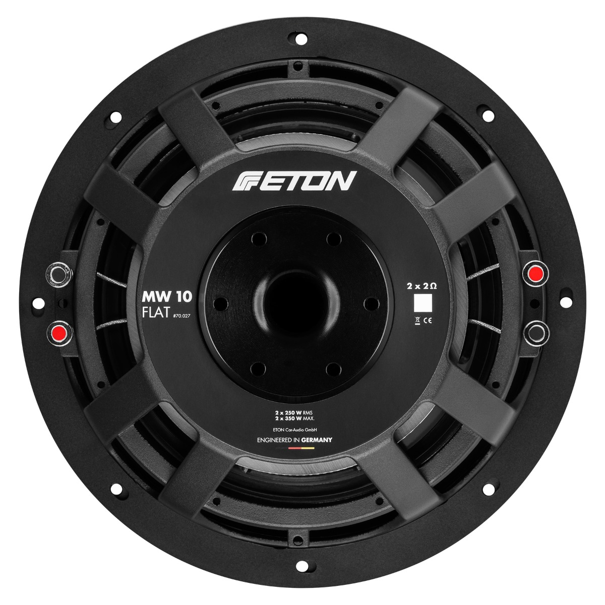 ETON Move MW10FLAT 25 cm Flachsubwoofer Chassis