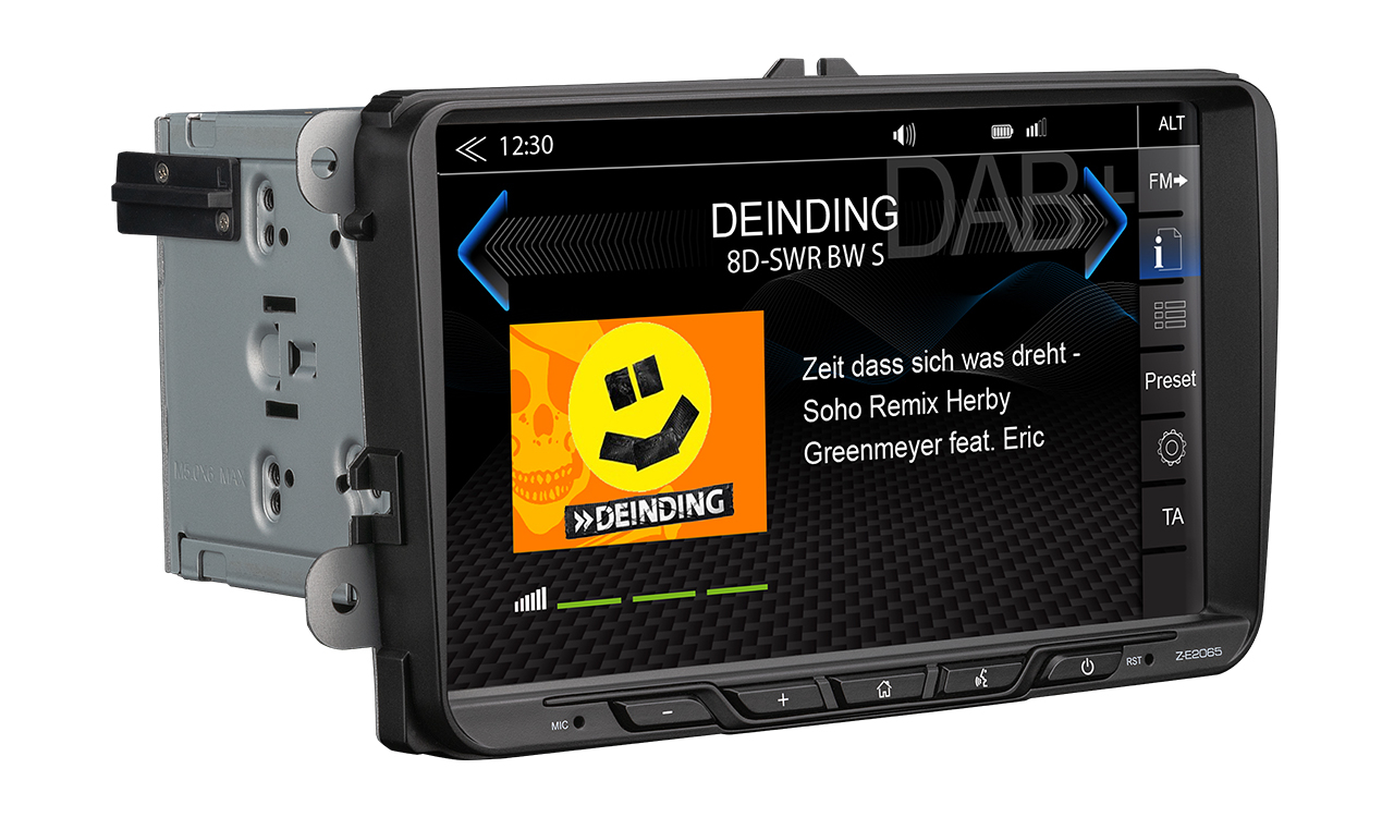 ZENEC Z-E2065 Infotainer mit 9 Zoll  Panel für Volkswagen