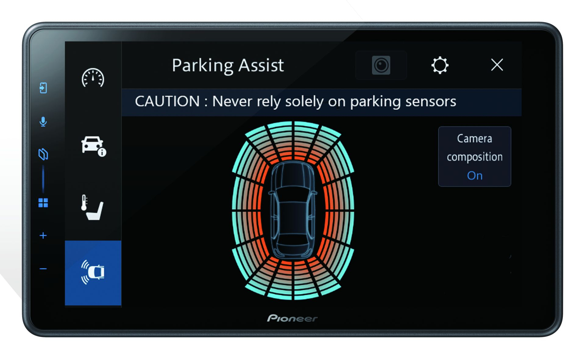 Pioneer SPH-EVO950DAB-VAG Mediacenter mit kapazitivem 22,8 cm (9 Zoll) Display