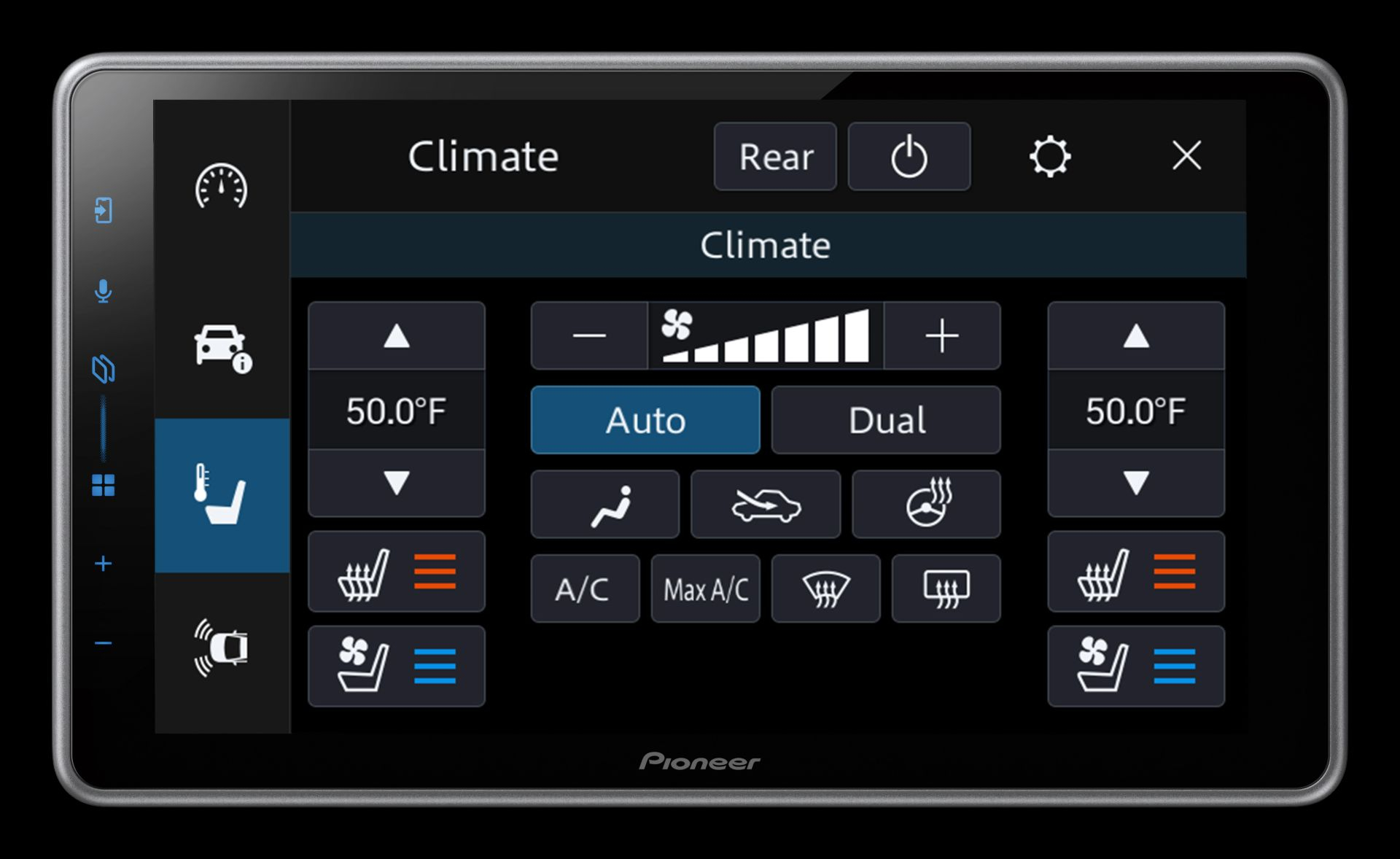 Pioneer SPH-EVO950DAB-VAG Mediacenter mit kapazitivem 22,8 cm (9 Zoll) Display