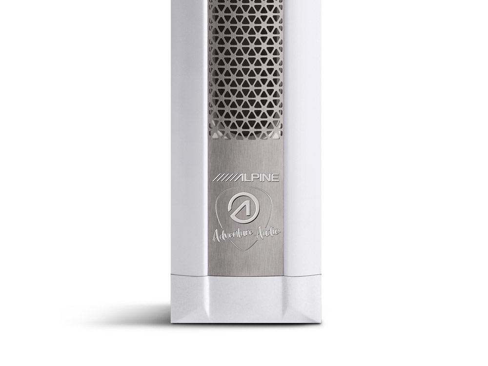 Alpine SPC-L350F | Einbaulautsprechersystem für Fahrzeug-Kabinen | Kurz / Silber