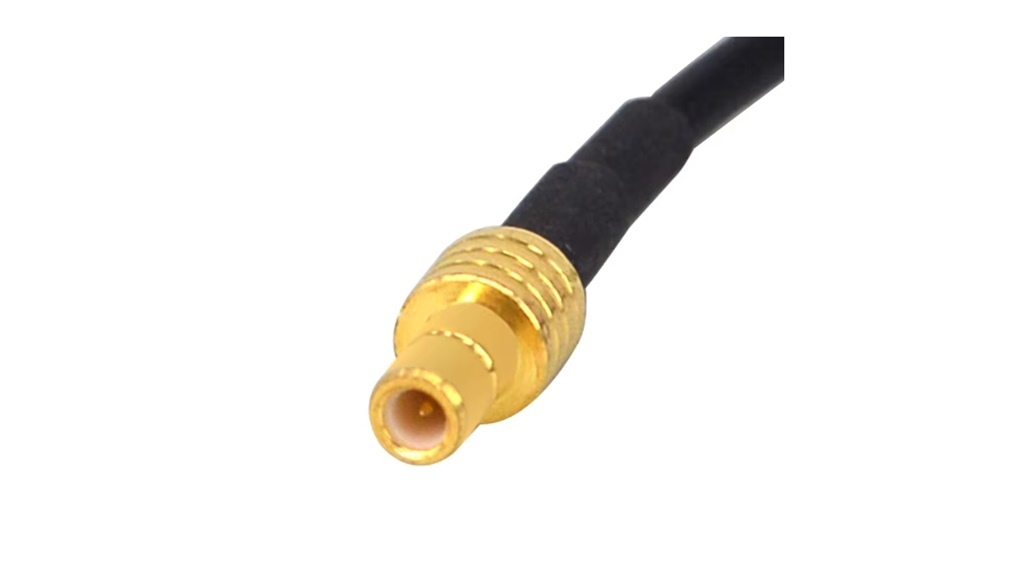 MCX-Stecker, rechtwinklig auf SMB-Stecker  RG174, 20 cm