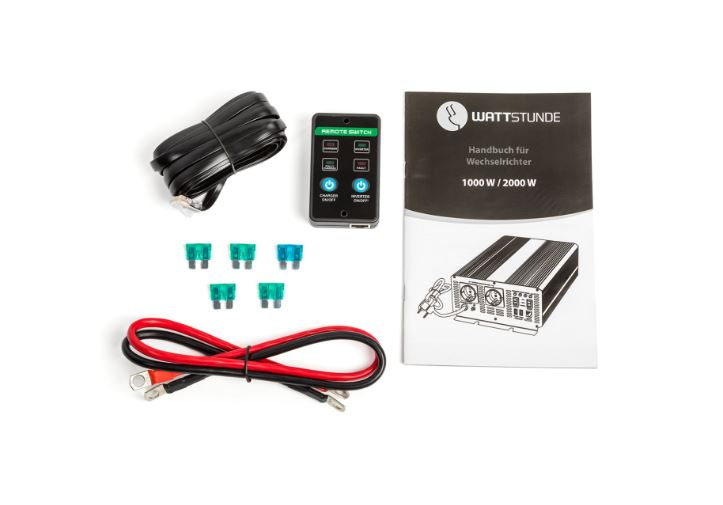 1000W / 2000W 12V Sinus Spannungswandler WS12/1000NVS für Lithium Batterien