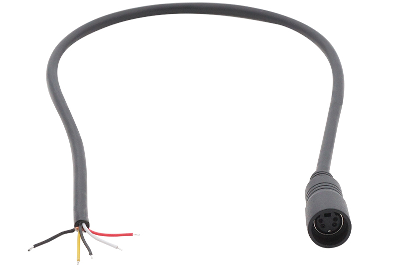 RFK-Kabel 4-Pin Mini DIN Buchse - offene Enden, 0,5m