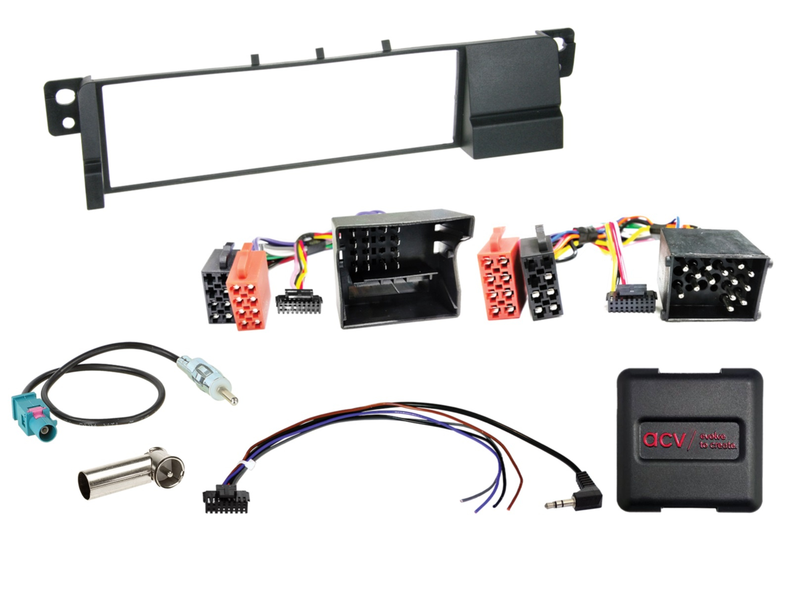 1-DIN Kit BMW 3er(E46) 07/1998-02/2007 LFB/Antenne