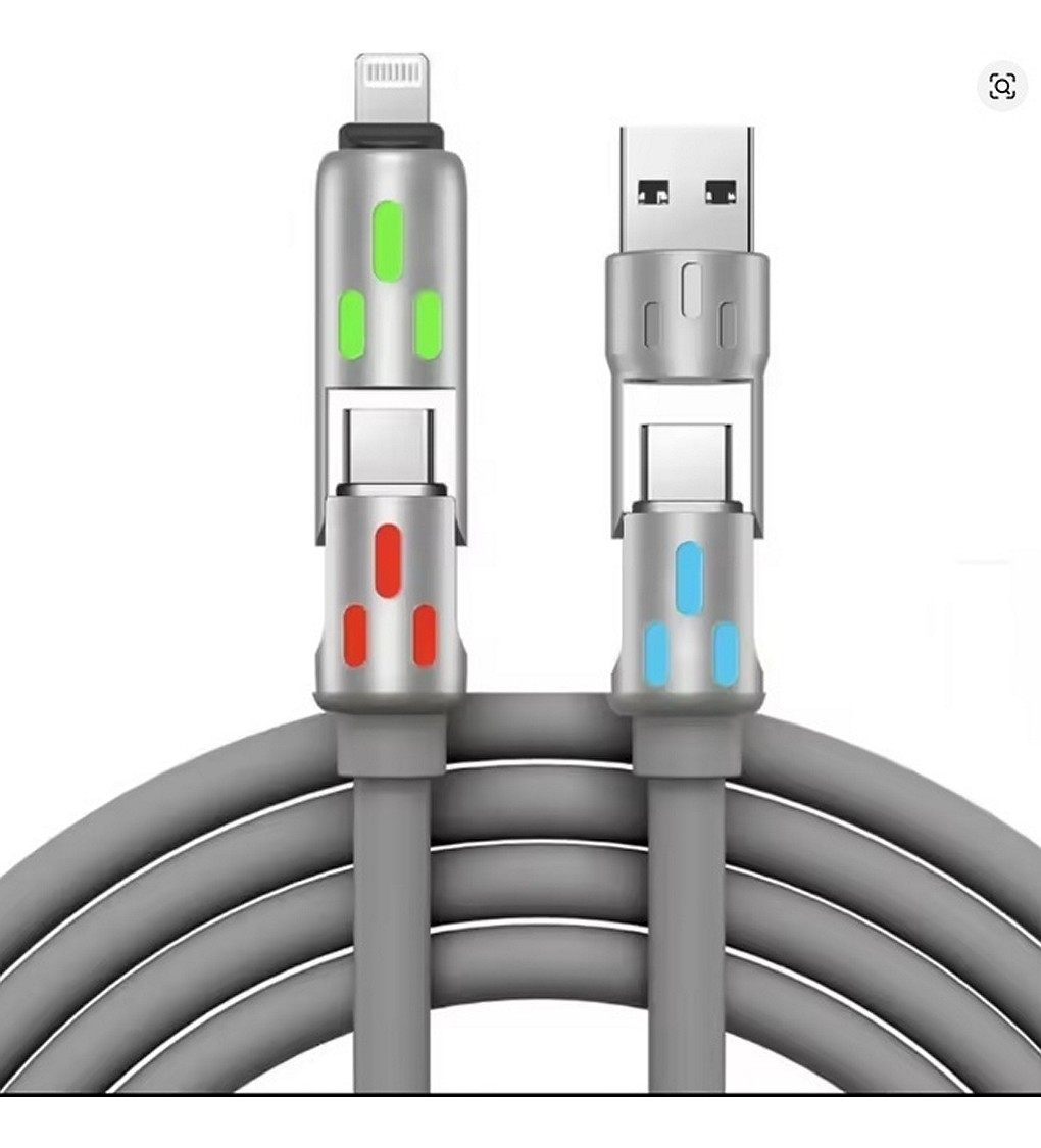 4-in-1 Superschnelllade-Datenkabel mit mehreren Anschlüssen