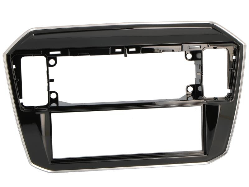 Radioblende SEAT Mii, SKODA City Go, VW UP ab 2016 1DIN piano black Chromrand