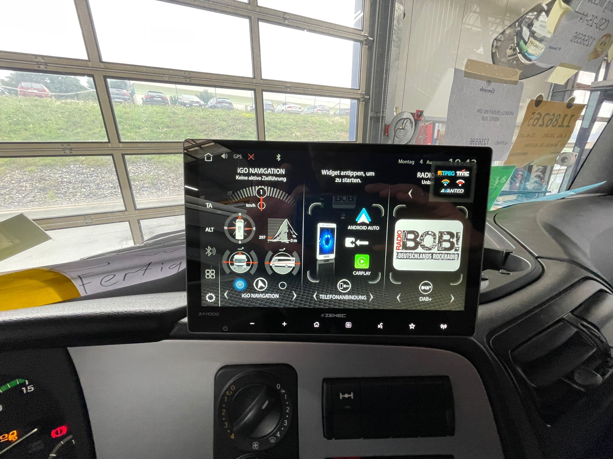 ARAT BIGmount Halter mit 64 mm Arm für Zenec Z-N1000