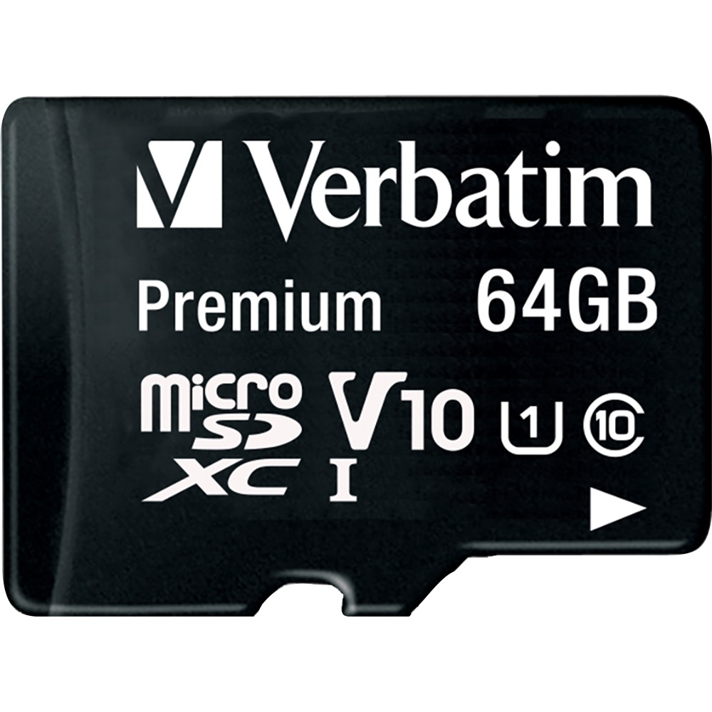 Verbatim microSDHC Speicherkarte, 64 GB
