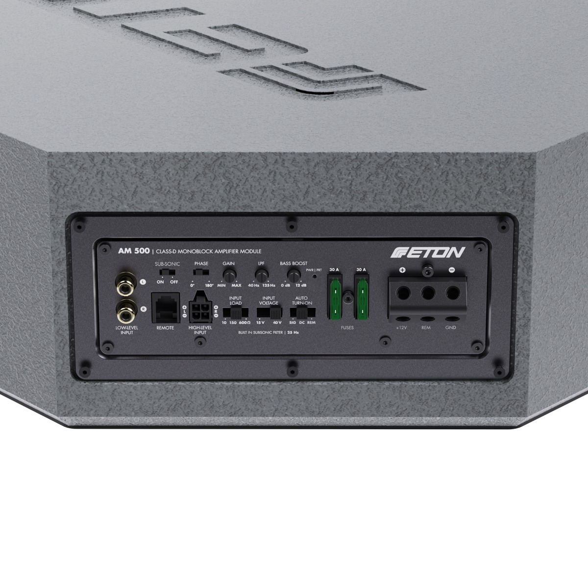 ETON 25 cm Aktivsubwoofer für die Reserveradmulde