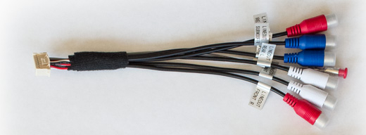 ZENEC Z-E1010 RCA4.2 AV connection cable