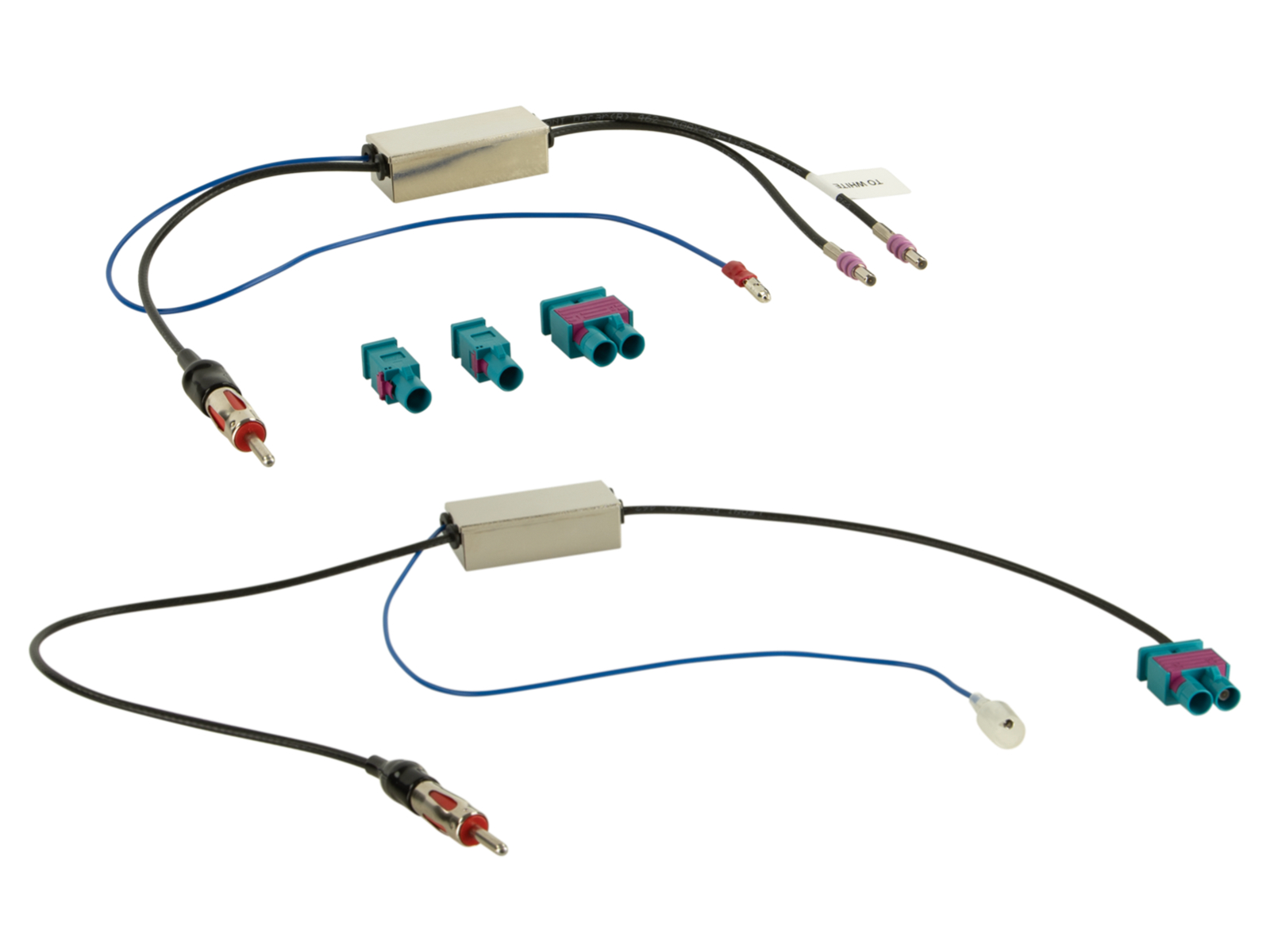 2-DIN Kit VW Polo 2014-2017 silber i-dapter/Anntenne