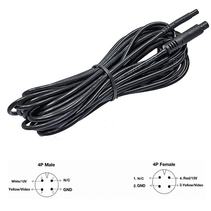 Rückfahrkamera (CVBS), FIAT Doblo 2, OPEL Combo D (mit Flügeltüren)