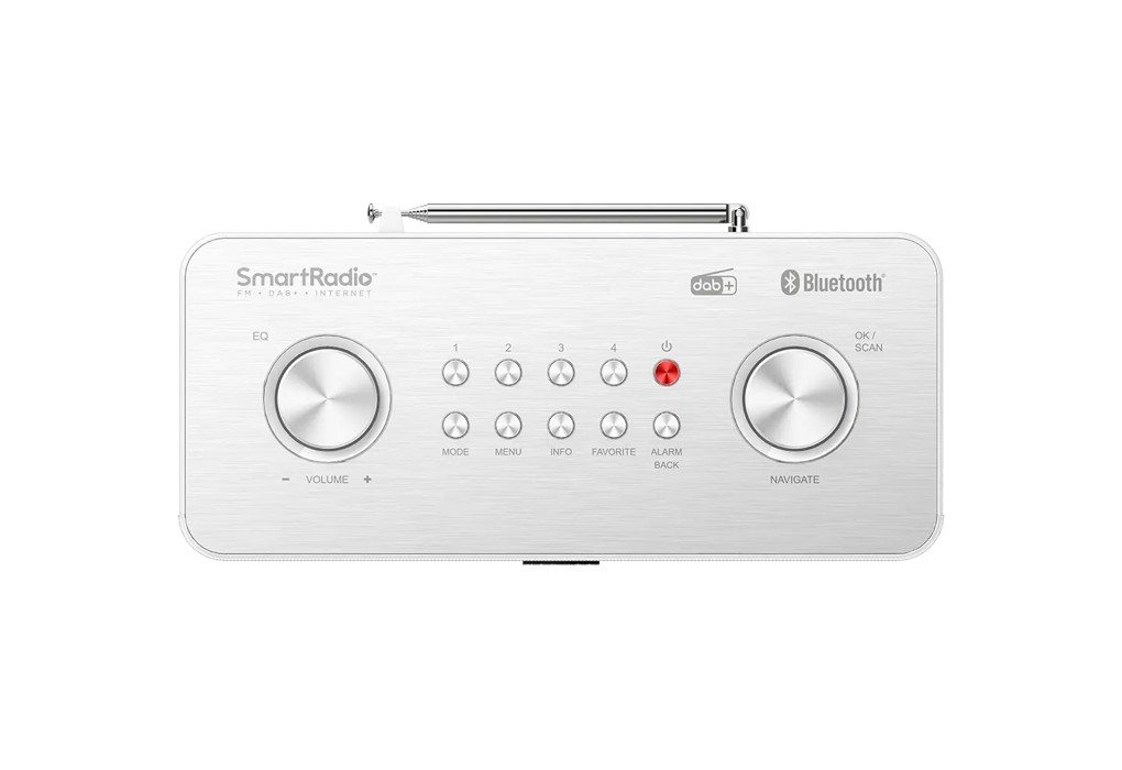 Kenwood CR-ST200S-W Smart Radio mit Internetradio,Bluetooth, DAB+PS-Farbdisplay