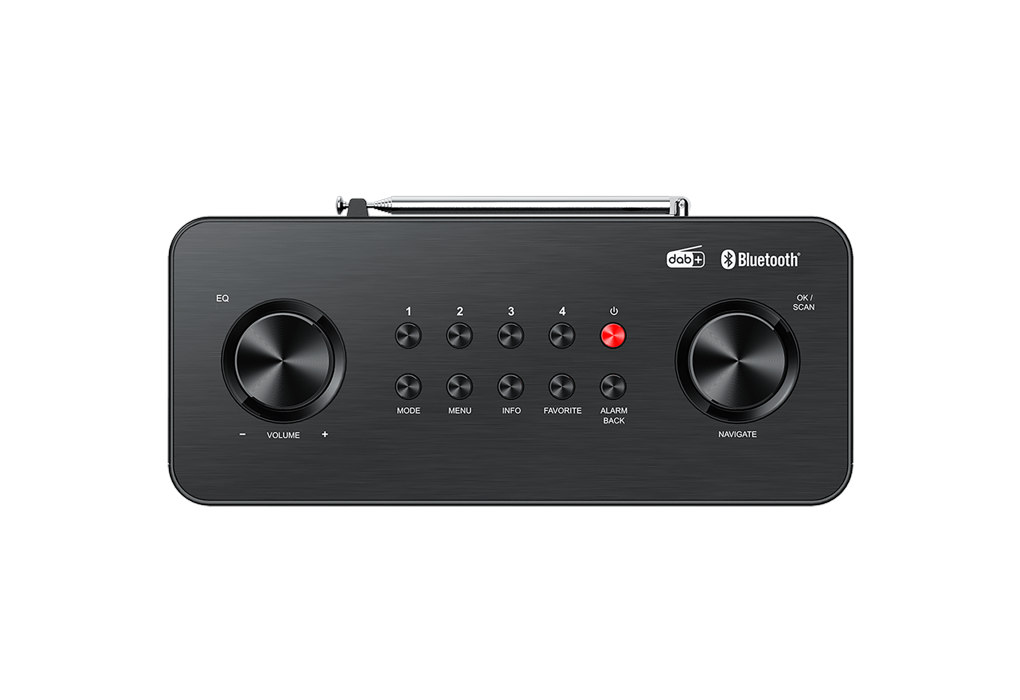 KENWOOD CR-ST85DAB-B DAB+ Kompaktradio Audio-Streaming&ASA-Warnfunktion