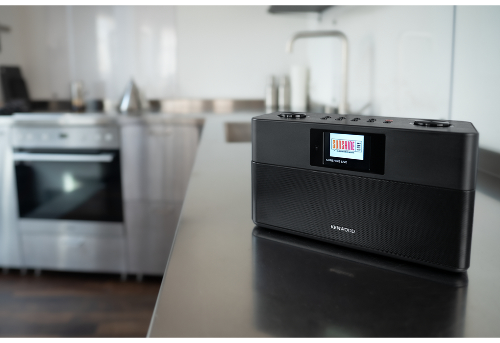 KENWOOD CR-ST85DAB-B DAB+ Kompaktradio Audio-Streaming&ASA-Warnfunktion