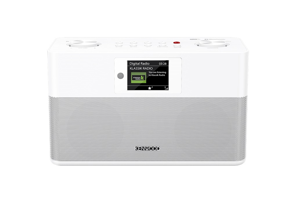 Kenwood CR-ST85DAB-W Kompaktradio mit Bluetooth und ASA-Warnfunktion