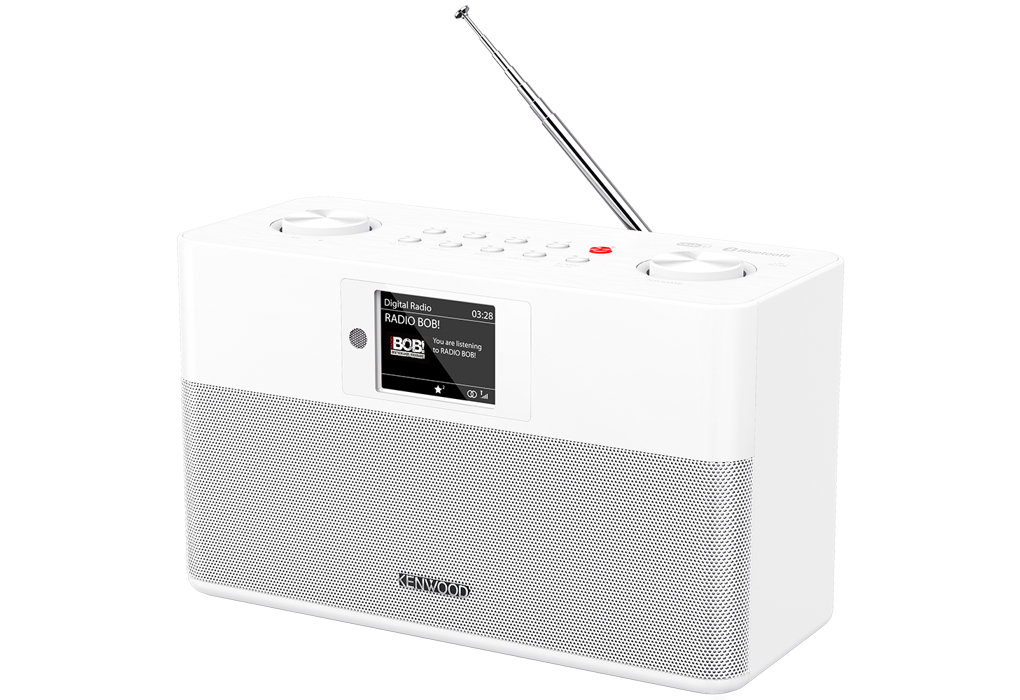 Kenwood CR-ST85DAB-W Kompaktradio mit Bluetooth und ASA-Warnfunktion