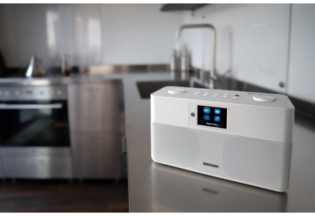 Kenwood CR-ST85DAB-W Kompaktradio mit Bluetooth und ASA-Warnfunktion