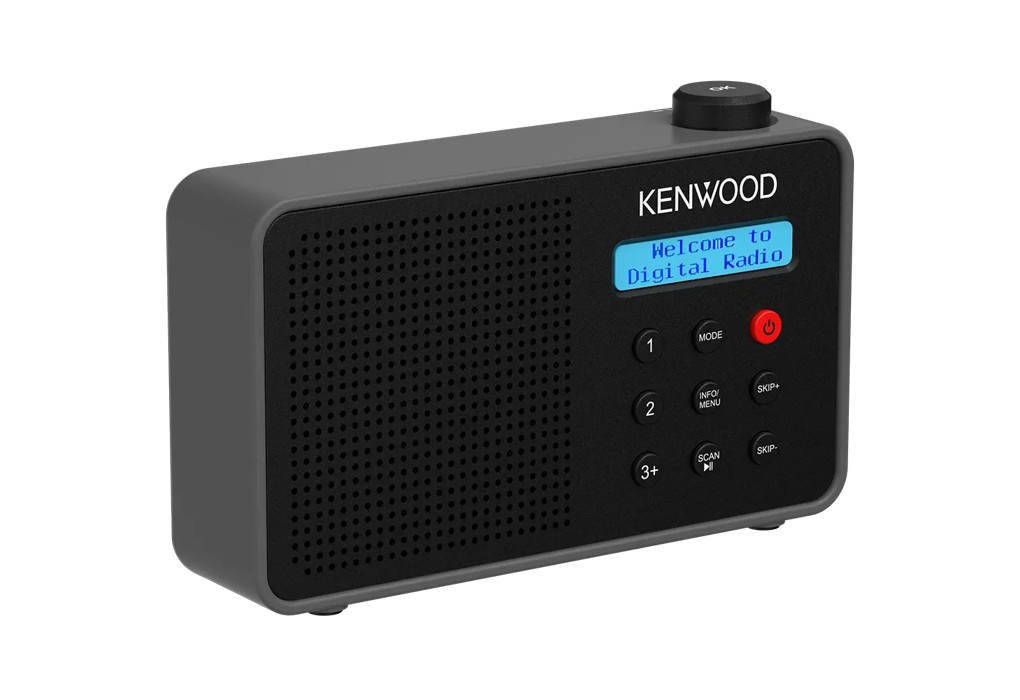 Kenwood CR-M25DAB Tragbares DAB+ Radio mit ASA-Warnfunktion