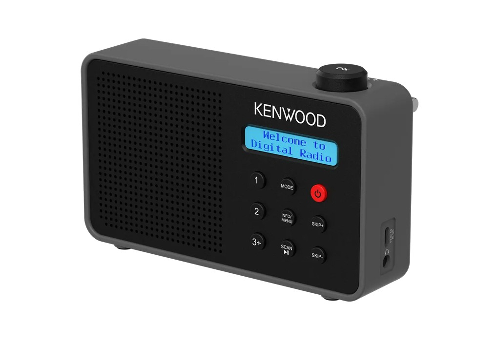 Kenwood CR-M25DAB Tragbares DAB+ Radio mit ASA-Warnfunktion