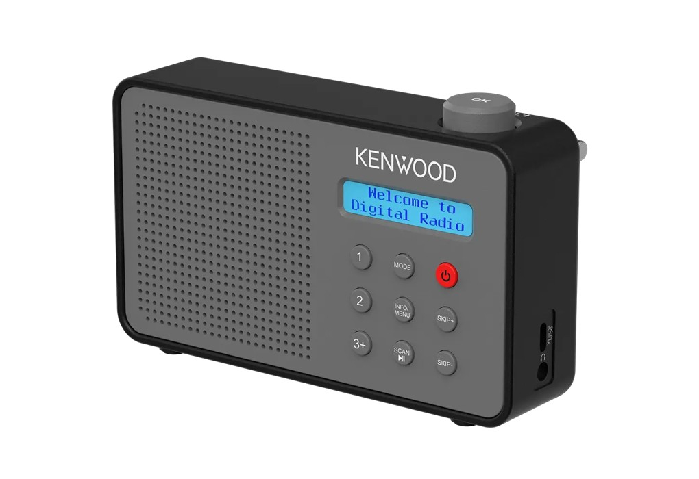 KENWOOD CR-M25DAB-H Tragbares DAB+ Radio mit ASA-Warnfunktion