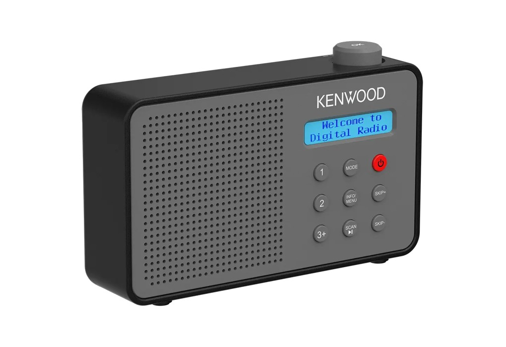 KENWOOD CR-M25DAB-H Tragbares DAB+ Radio mit ASA-Warnfunktion