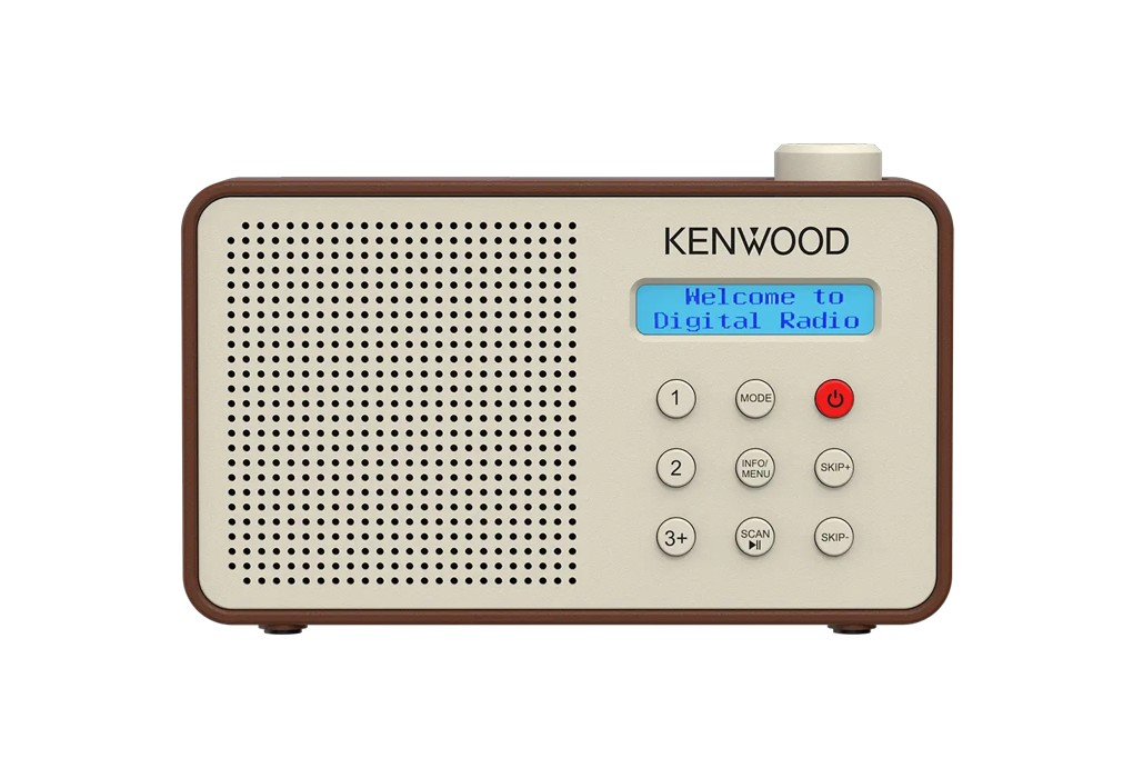 KENWOOD CR-M25DAB-T Tragbares DAB+ Radio mit ASA-Warnfunktion