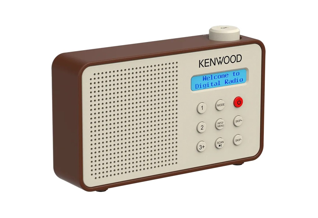 KENWOOD CR-M25DAB-T Tragbares DAB+ Radio mit ASA-Warnfunktion